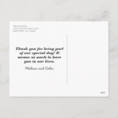 Vrolijke kerst schoolbord belettering stijl feestdagenkaart (Achterkant)