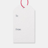 Vrolijke kerst Shetland Sheepdogs Cadeaulabel (Achterkant)