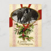 Vrolijke kerst  Sjabloon Briefkaart (Voorkant)