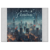 Vrolijke kerst snijplank (Voorkant)