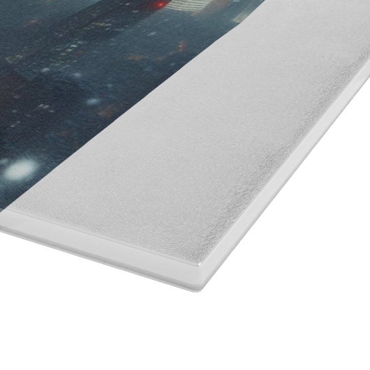 Vrolijke kerst snijplank (Hoek)