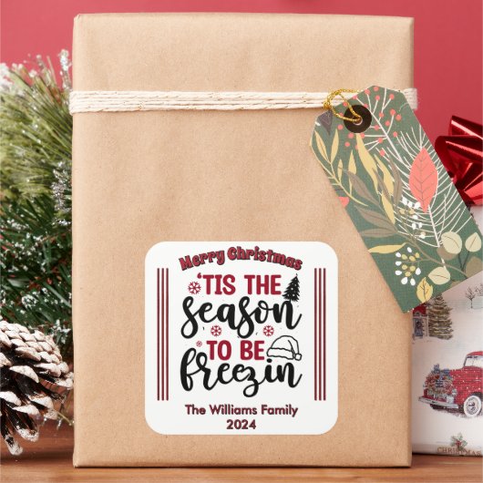 Vrolijke Kerst stickers om te vieren (Feestdagen)