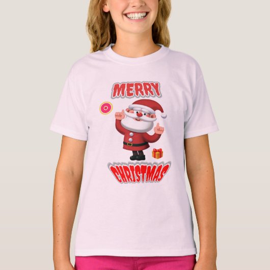 VROLIJKE KERST T-SHIRT (Voorkant)