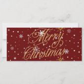 Vrolijke kerst trendy vakantie (Achterkant)