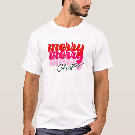 vrolijke Kerst Trui 🎅✨ T-shirt (Voorkant)