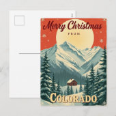  vrolijke kerst uit Colorado Feestdagenkaart (Voorkant / Achterkant)