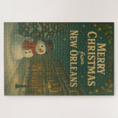  vrolijke kerst uit New Orleans Legpuzzel (Horizontaal)