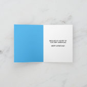 Vrolijke kerst Voetbal Sneeuwman Joke Kaart (Binnen)