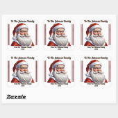 Vrolijke kerst vreugdevolle Sticker (Vel)