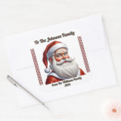 Vrolijke kerst vreugdevolle Sticker (Envelop)