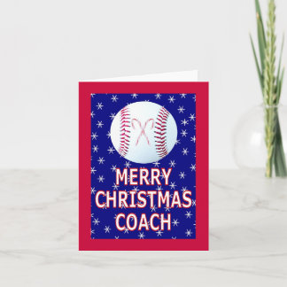Vrolijke kerst Wenskaarten voor coaches Feestdagen Kaart