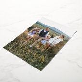 Vrolijke kerst  wervelfoto folie feestdagenkaart (Gedraaid)