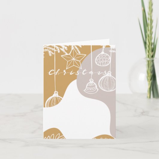 Vrolijke kerstaankondiging aankondiging (Voorkant)