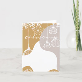 Vrolijke kerstaankondiging aankondiging