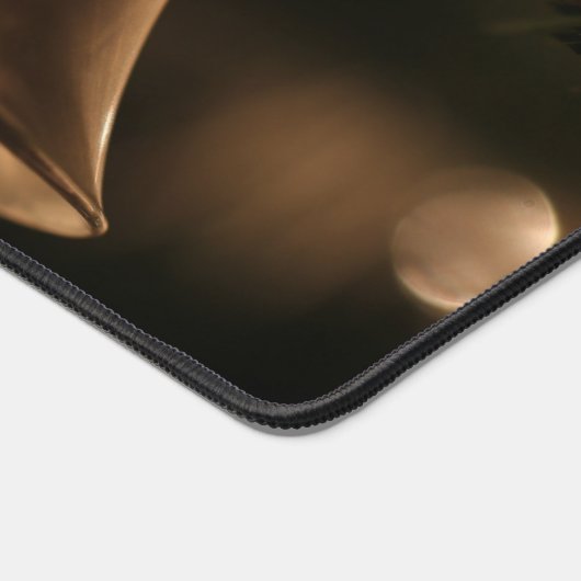 "Vrolijke kerstbel" Bureaumat (Hoek)