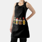 Vrolijke kerstbieren Drink Santa Beer Lover Schort (Insitu)
