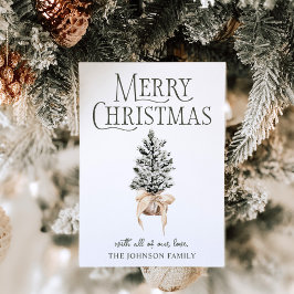 Vrolijke Kerstboerderij Feestdagenkaart