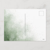 Vrolijke kerstbomen bos Moose script Vakantie Feestdagenkaart (Achterkant)