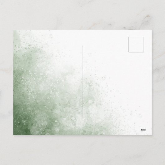 Vrolijke kerstbomen bos Moose script Vakantie Feestdagenkaart (Achterkant)