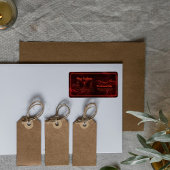 Vrolijke kerstbomen Bourgogne Etiket