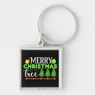 Vrolijke kerstboom-34564 sleutelhanger