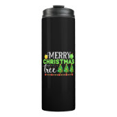 Vrolijke kerstboom-34564 thermosbeker (Voorkant)