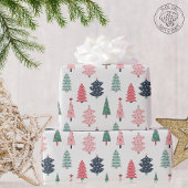 Vrolijke Kerstboom Cadeaupapier