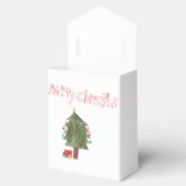 Vrolijke kerstboom & Cadeaus Bedankdoosjes (Geopend)