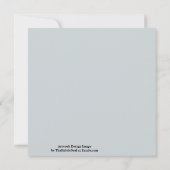 Vrolijke kerstboom en ijzige sneeuwman Waterverf Kaart (Achterkant)