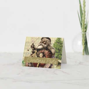 Vrolijke kerstboom klassieke illustratie