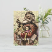 Vrolijke kerstboom klassieke illustratie kaart (Staand voorkant)