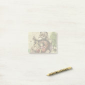 Vrolijke kerstboom klassieke illustratie post-it® notes (Op bureau)