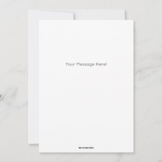 Vrolijke Kerstboom met lichtenkaart Kaart (Achterkant)