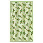 Vrolijke kerstboom met lichtjes Ornamenten Star Klein Cadeauzakje (Achterkant)