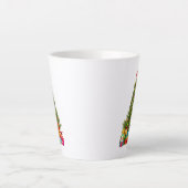 Vrolijke kerstboom met Star Cadeaus Holiday Latte Mok (Voorkant)