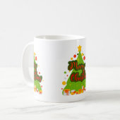 Vrolijke kerstboom mok (Voorkant links)