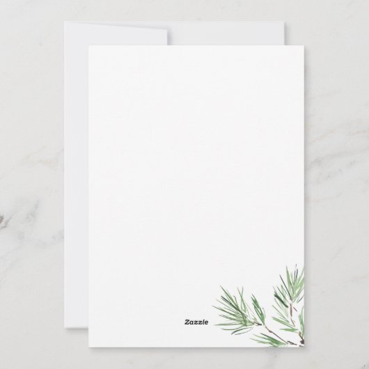 Vrolijke Kerstboom Multi Foto Feestdagenkaart (Achterkant)