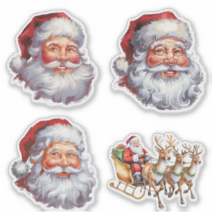 Vrolijke Kerstboom Sinterklaas met Cadeaus Sticker