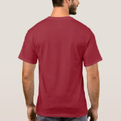 Vrolijke kerstboom versierd t-shirt (Achterkant)