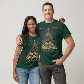 Vrolijke kerstboom: vreugdevolle feestdecoratie T- T-shirt (Unisex)