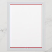 Vrolijke kerstbrief Natuur Botanische Pinecones Briefhoofd (Achterkant)