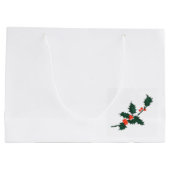 VROLIJKE KERSTCADEAUZAK MET DOE EN BULLDOG GROOT CADEAUZAKJE (Achterkant)