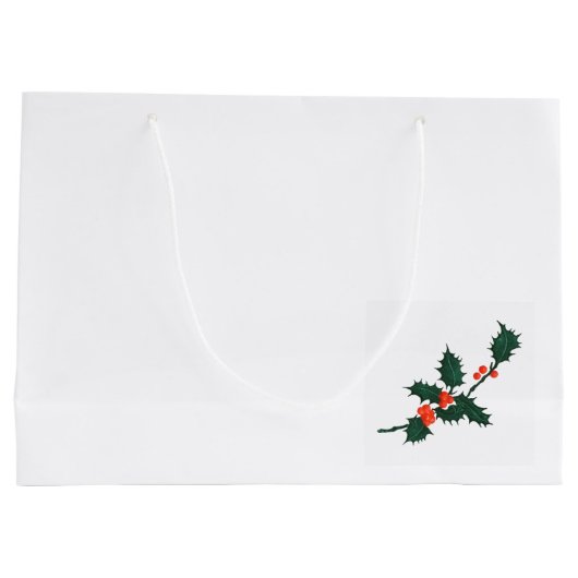 VROLIJKE KERSTCADEAUZAK MET DOE EN BULLDOG GROOT CADEAUZAKJE (Achterkant)