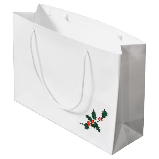 VROLIJKE KERSTCADEAUZAK MET DOE EN BULLDOG GROOT CADEAUZAKJE (Achterkant Gekanteld)