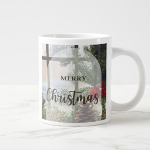 VROLIJKE KERSTDAG GROTE KOFFIEKOP