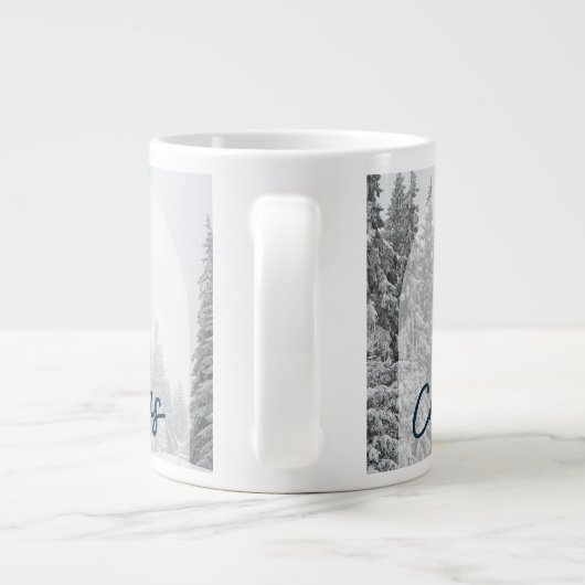 VROLIJKE KERSTDAG GROTE KOFFIEKOP (Achterkant)