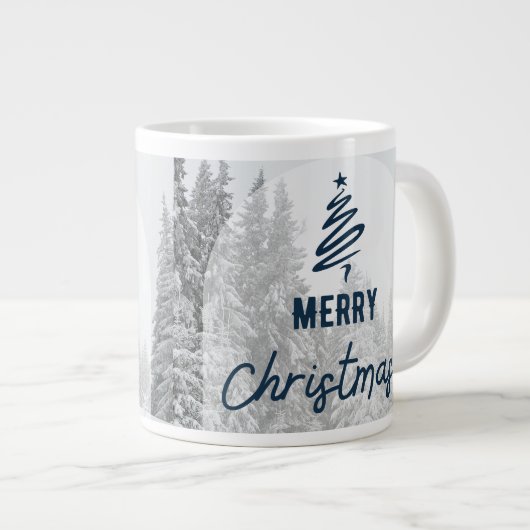 VROLIJKE KERSTDAG GROTE KOFFIEKOP (Voorkant rechts)