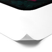 Vrolijke kerstdiner tafel inspiratie poster (Hoek)