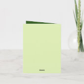 Vrolijke kerstdinosaurus voeg bericht toe feestdagen kaart (Achterkant)