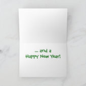 Vrolijke Kerstdokter Feestdagen Kaart (Binnen)